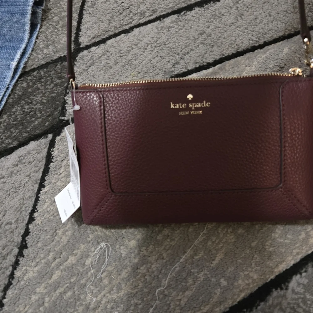 Kate Spade Burgundy Bag - Picture 7 of 8